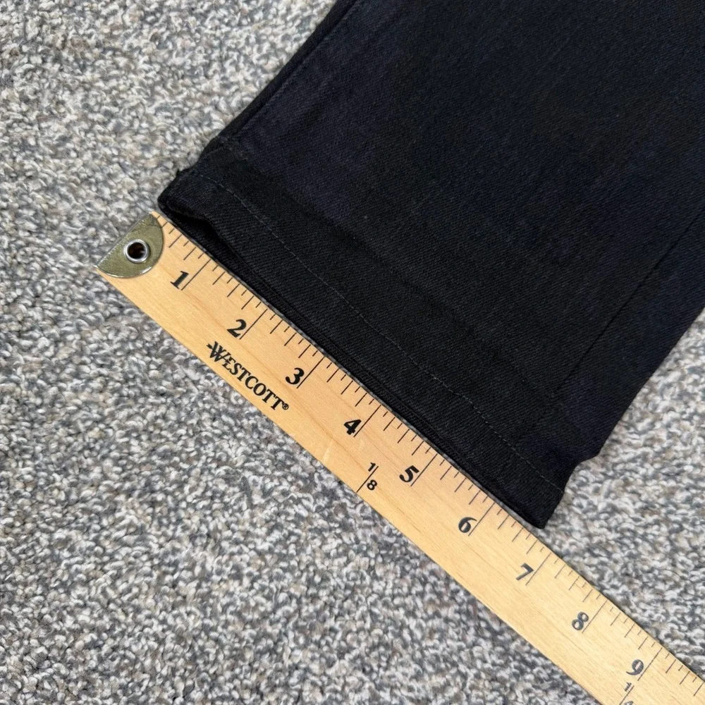 Uniqlo Selvedge Denim Jeans Mens 30x34 Slim Fit Black Stretch Pants Red Line